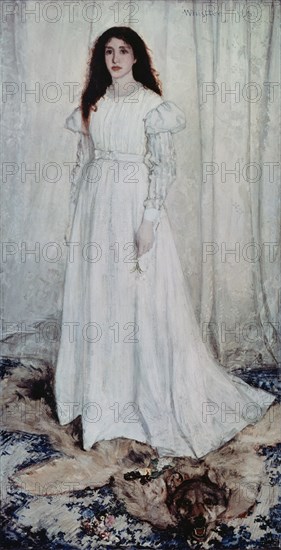 Whistler, Symphonie en blanc n°1. La jeune fille en blanc