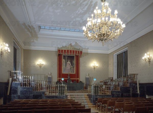 VISTA DE UNA SALA
MADRID, ACADEMIA CIENCIAS MORALES POLITICAS
MADRID