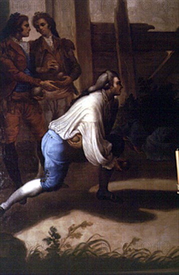 Goya, Jeu de pelote basque