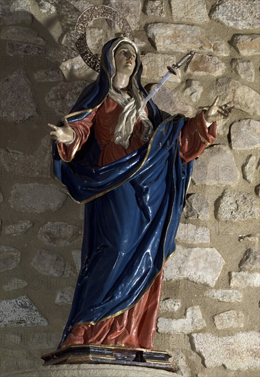 FERNANDEZ GREGORIO 1576/1636
DOLOROSA (ATRIBUIDA) - S XVII TALLA BARROCA -POLICROMADA
TRUJILLO, CONVENTO DE SAN MIGUEL
CACERES