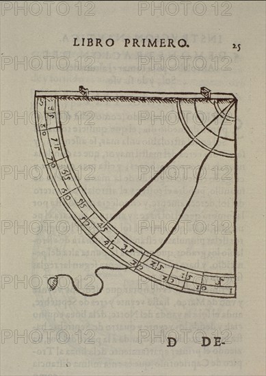 GARCIA PALACIO
ESCUADRA PARA MEDIR LA ALTURA DEL SOL
MADRID, BIBLIOTECA NACIONAL
MADRID