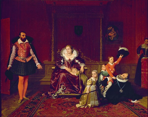 Ingres, Henri IV recevant l'ambassadeur d'Espagne