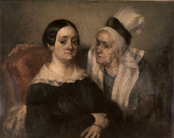 INGRES 1780/1867
MADAME VANDEVILLE Y SU MADRE - S XIX
CHERBOURGO, MUSEO THOMAS HENRY
FRANCIA