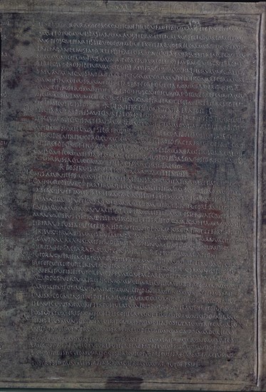 LEY HISPANO ROMANA DE OSUNA
MADRID, MUSEO ARQUEOLOGICO NACIONAL
MADRID
This image is not downloadable. Contact us for the high res.