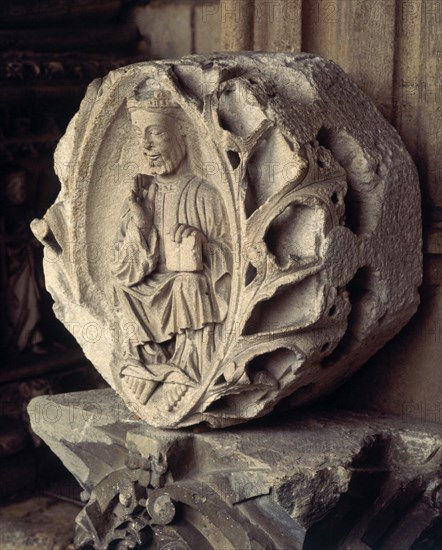 CLAUSTRO-MEDALLON OCTOGONAL DE UNA CRUJIA
BURGOS, CATEDRAL-INTERIOR
BURGOS