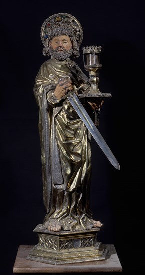 Statuette représentant Saint Paul, 15e siècle