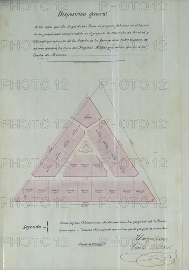 PLANTA DEL BARRIO DE POZAS-SIG 4-261-76
MADRID, ARCHIVO HISTORICO VILLA
MADRID