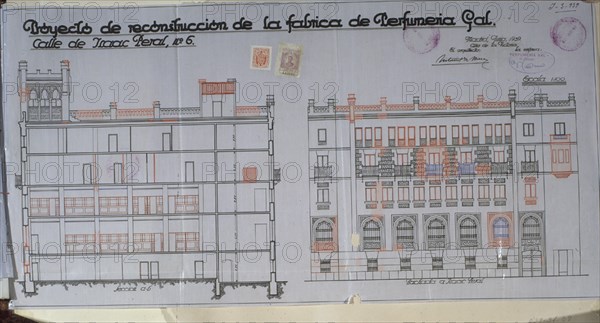 ALZADO DE LA FABRICA GAL-SIG 6-247-24
MADRID, ARCHIVO HISTORICO VILLA
MADRID