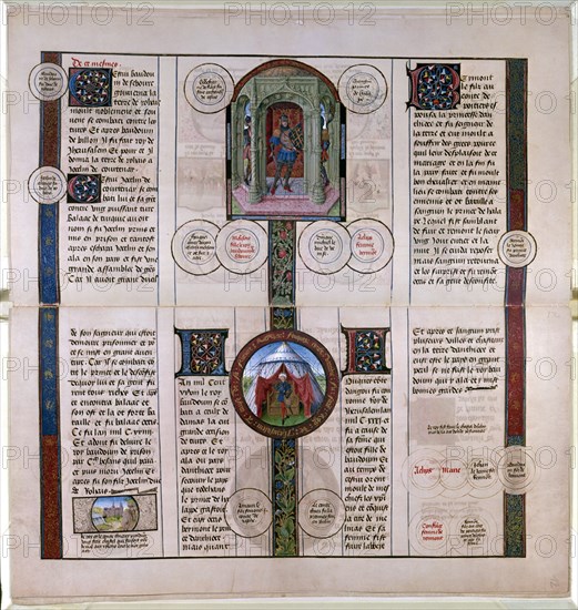LIBRO DE LAS CRUZADAS(PRIMERA)-GODOFREDO DE BOUILLON,PRIMER REY DE JERUSALEM-1099
VIENA, BIBLIOTECA NACIONAL
AUSTRIA