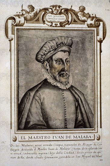 PACHECO FRANCISCO 1564/1644
JUAN DE MAL LARA (1569/1617) - LIBRO DE RETRATOS DE ILUSTRES Y MEMORABLES VARONES - 1599
MADRID, BIBLIOTECA NACIONAL B ARTES
MADRID