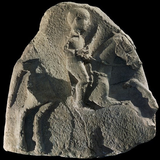 JINETE DE PIEDRA-PROCEDE DE OSUNA- RUPESTRE-ARTE IBERICO
MADRID, MUSEO ARQUEOLOGICO NACIONAL
MADRID