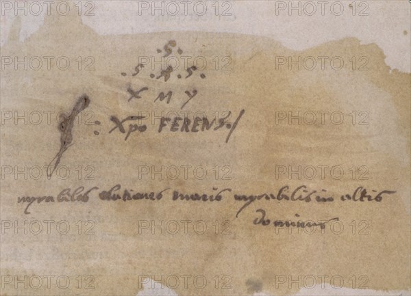 COLON CRISTOBAL 1451/1506
FIRMA DE CRISTOBAL COLON
MADRID, ACADEMIA DE HISTORIA
MADRID