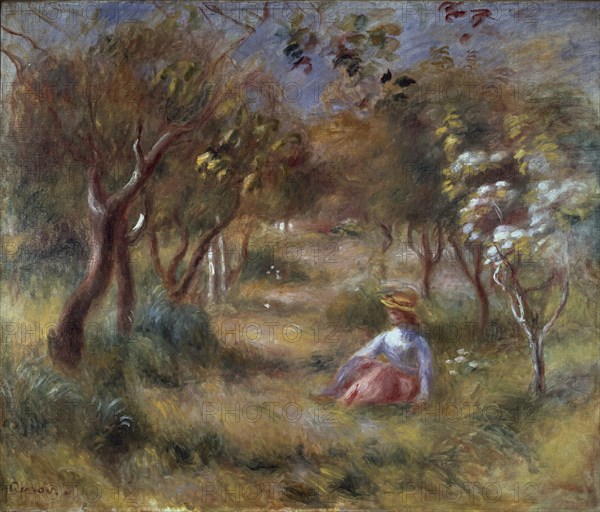 RENOIR AUGUSTE 1841/1919
EL JARDIN DE LA CASA DE GAGNES
PARIS, COLECCION NIARCHOS
FRANCIA