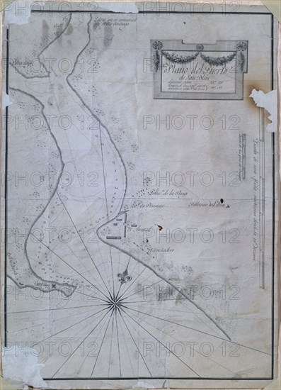 PLANO DEL PUERTO DE S BLAS
MADRID, MUSEO NAVAL
MADRID