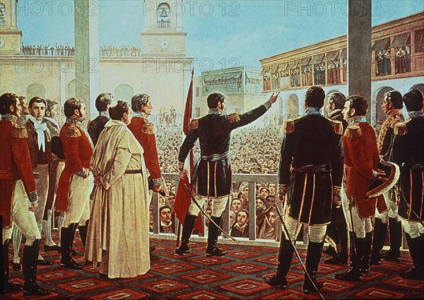 JURA DE LA INDEPENDENCIA DEL PERU - 1821
LIMA, MUSEO NAC HISTORIA
PERU
This image is not downloadable. Contact us for the high res.