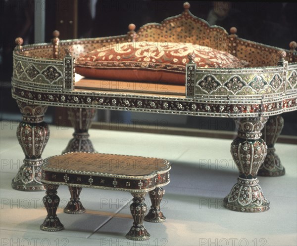 TRONO DEL SULTAN
ESTAMBUL, PALACIO TOPKAPI-MUSEO
TURQUIA