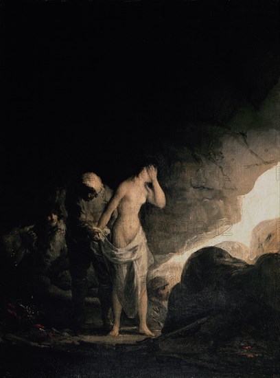 Goya, Brigand dépouillant une femme ou Attaque des Brigands II