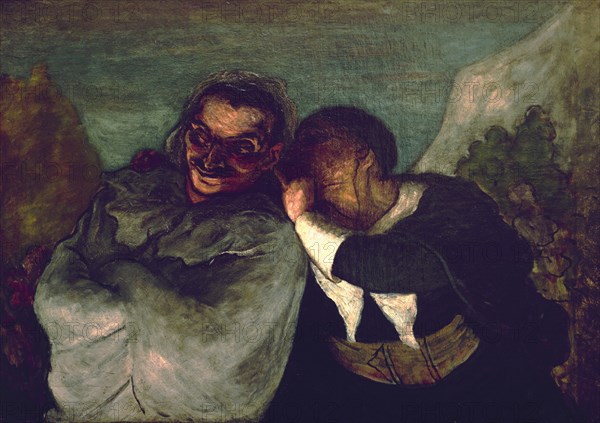 DAUMIER HONORE 1808-1879
CRISPIN Y SCAPIN - 1864 - O/T - 60x80
PARIS, MUSEO DE ORSAY
FRANCIA