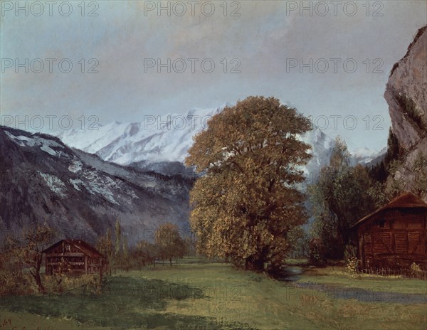 Courbet, Landscape near Interlaken