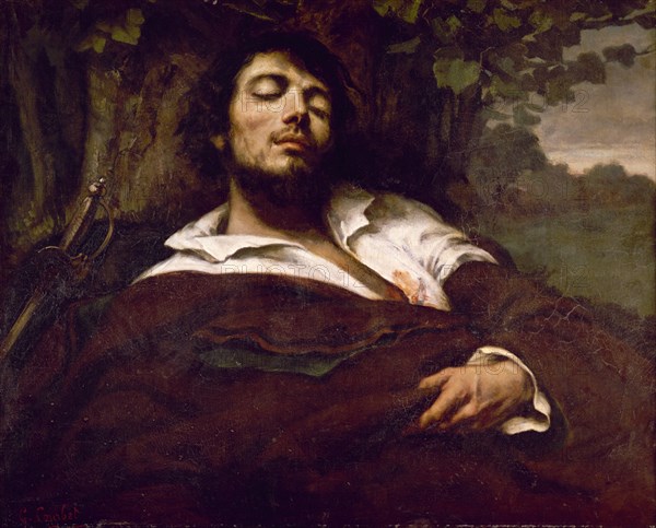 Courbet, L'homme blessé