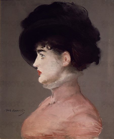 MANET EDUARD 1832/83
LA MUJER DEL SOMBRERO NEGRO
PARIS, MUSEO DE ORSAY
FRANCIA