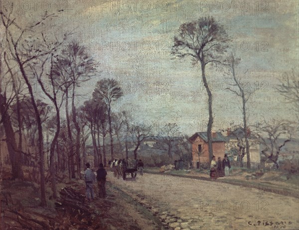 Pissarro, La route de Louveciennes