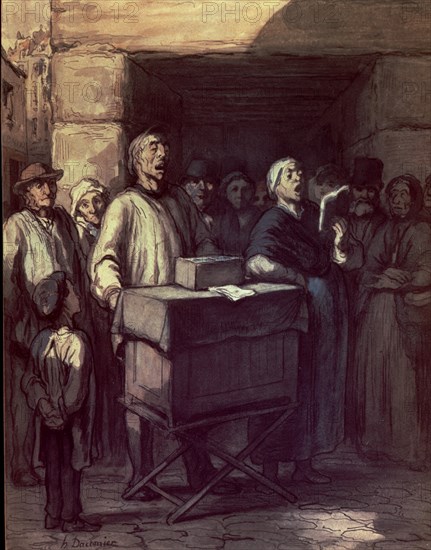 DAUMIER HONORE 1808-1879
ORGANISTAS DE BARBARIE
PARIS, MUSEO PETIT PALAIS
FRANCIA