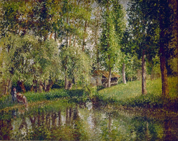 Pissarro, Le lavoir de Bazincourt