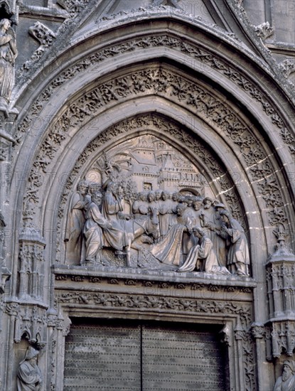 PORTADA CAMPANILLAS-ENTRADA EN JERUSALEM-DETALLE
SEVILLA, CATEDRAL
SEVILLA