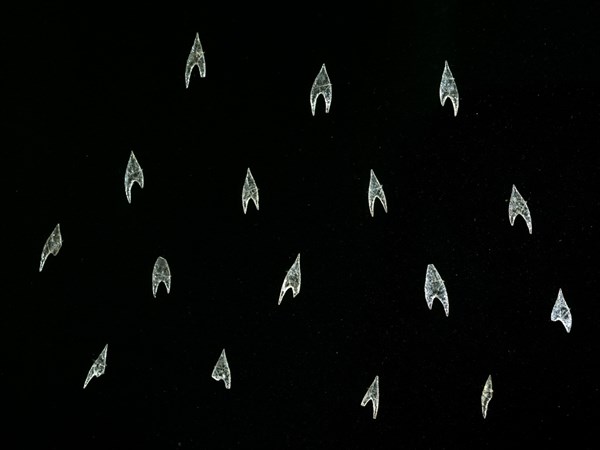 Rock crystal arrowheads