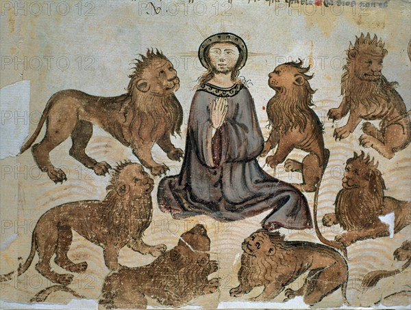 MANUSCRITO OCCITAN-LIBRO CASTIGOS REY SANCHO IV CAST"S DANIEL CON LOS LEONES"
MADRID, BIBLIOTECA NACIONAL
MADRID