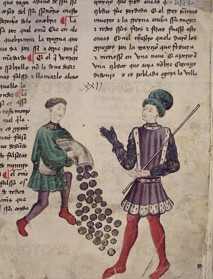 LIBRO CASTIGOS REY SANCHO IV CAST"PAGO DE TRIBUTOS AL REY"-FOL 67
MADRID, BIBLIOTECA NACIONAL
MADRID
