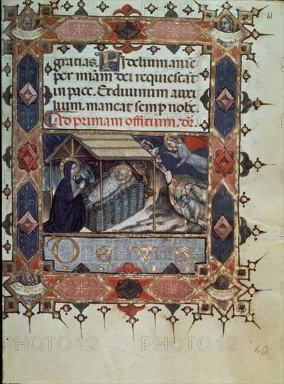 Manuscrit, La Nativité
