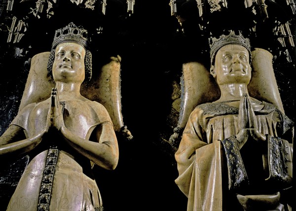 LOME DE TOURNAY JEAN
SEPULCRO DE CARLOS III DE NAVARRA Y SU ESPOSA LEONOR DE TRASTAMARA-1413-1419-ALABASTRO
PAMPLONA, CATEDRAL
NAVARRA