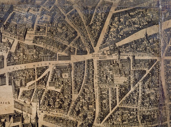 TEXEIRA PEDRO
PLANO-DET PUERTA DEL SOL - S XVII
Madrid, public museum
