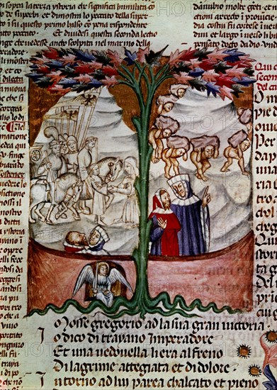 DANTE 1265/1321
ILUSTRACION DE"EL PURGATORIO"DE LA DIVINA COMEDIA
FLORENCIA, BIBLIOTECA NACIONAL
ITALIA
This image is not downloadable. Contact us for the high res.