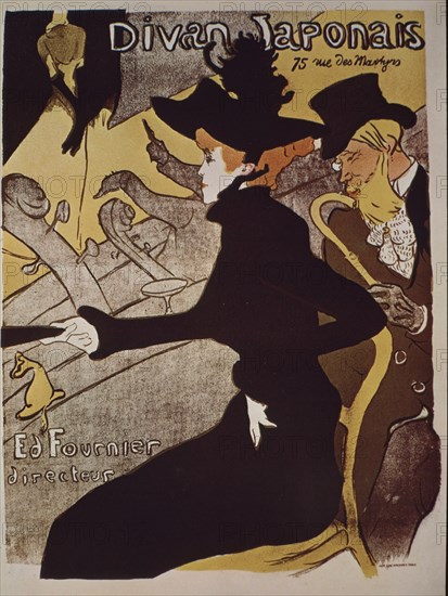 TOULOUSE LAUTREC 1864/1901
CARTEL-EL DIVAN JAPONES