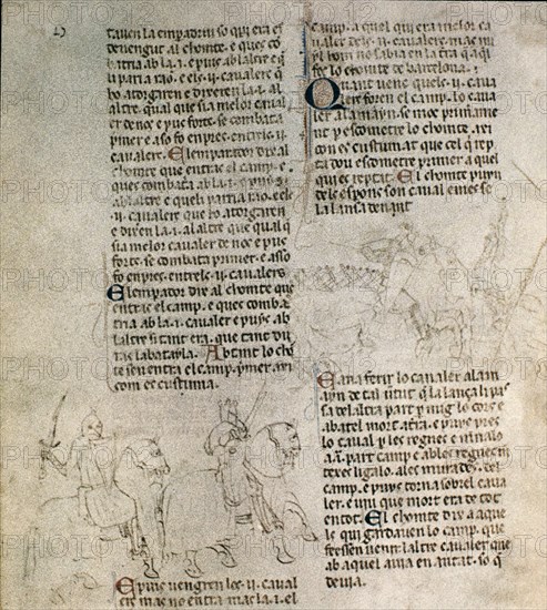 DESCLOT B
CRONICA DEL REY EN PERE-MS 486-P 17-S XV
BARCELONA, BIBLIOTECA DE CATALUÑA
BARCELONA