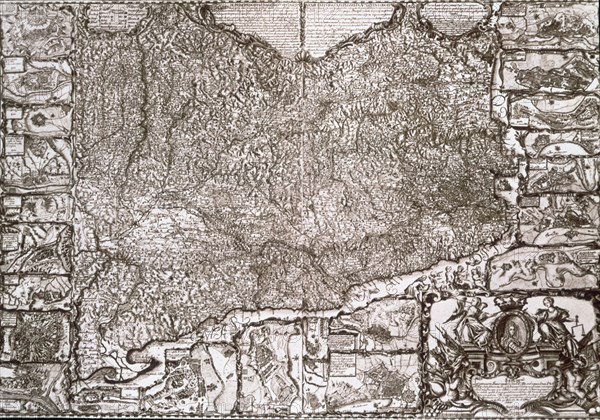 MAPA DE CATALUNA S XVII
BARCELONA, MUSEO DE ARTE MODERNO
BARCELONA