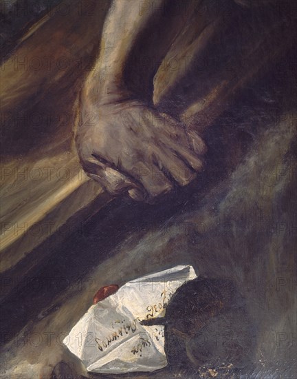 El Greco, The Disrobing of Christ (detail)