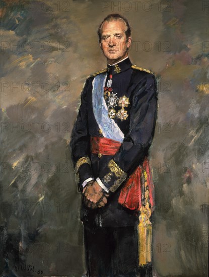 Macarron, Portrait du roi Juan Carlos d'Espagne