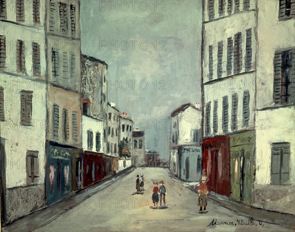 UTRILLO MAURICE 1883/1955
CALLE DE MONT CENIS
PARIS, MUSEO DE ARTE MODERNO
FRANCIA