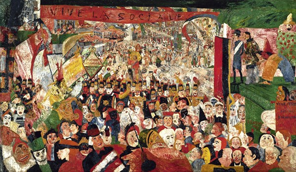 Ensor, Le Christ entrant dans Bruxelles