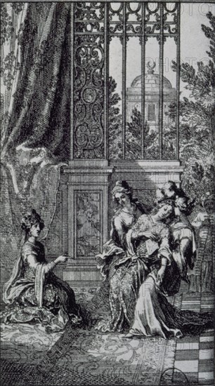 RACINE JUAN BAUTISTA 1639/1699
ESCENA DE BAYACETO
MADRID, BIBLIOTECA NACIONAL
MADRID