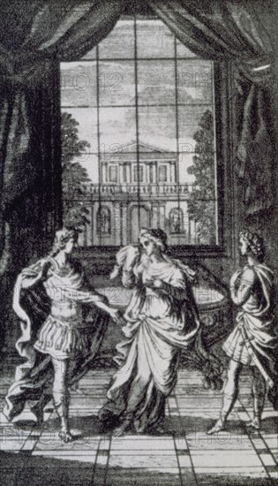 RACINE JUAN BAUTISTA 1639/1699
ESCENA DE BERENICE
MADRID, BIBLIOTECA NACIONAL
MADRID