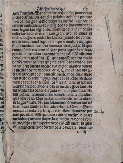 BERMUDO JUAN1510/-
LIBRO I DE LA DECLARACION INSTRUMENTOS MUSICALES-FOLIO XIX -OSUNA 1549
MADRID, BIBLIOTECA NACIONAL
MADRID
This image is not downloadable. Contact us for the high res.