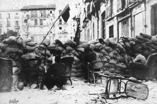 Barricades in Toledo