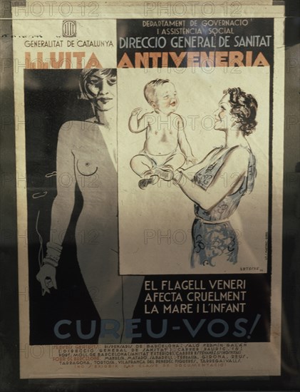 Affiche de lutte antivénérienne