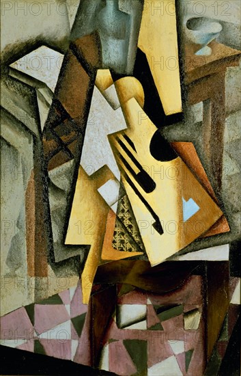 GRIS JUAN 1887/1927
GUITARRA SOBRE UNA SILLA
NACION, COLECCION COOPER
EEUU