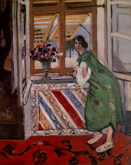 MATISSE HENRI 1869/1954
LA JOVEN DEL VESTIDO VERDE 1921